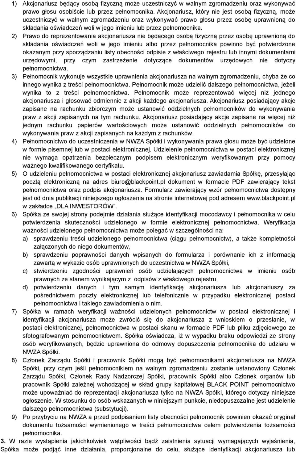 pełnomocnika.