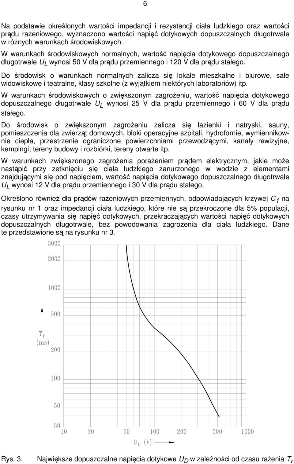 Do środowisk o warunkach normalnych zalicza się lokale mieszkalne i biurowe, sale widowiskowe i teatralne, klasy szkolne (z wyjątkiem niektórych laboratoriów) itp.