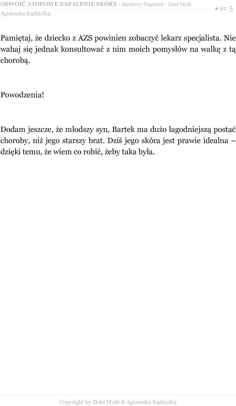 Powodzenia!