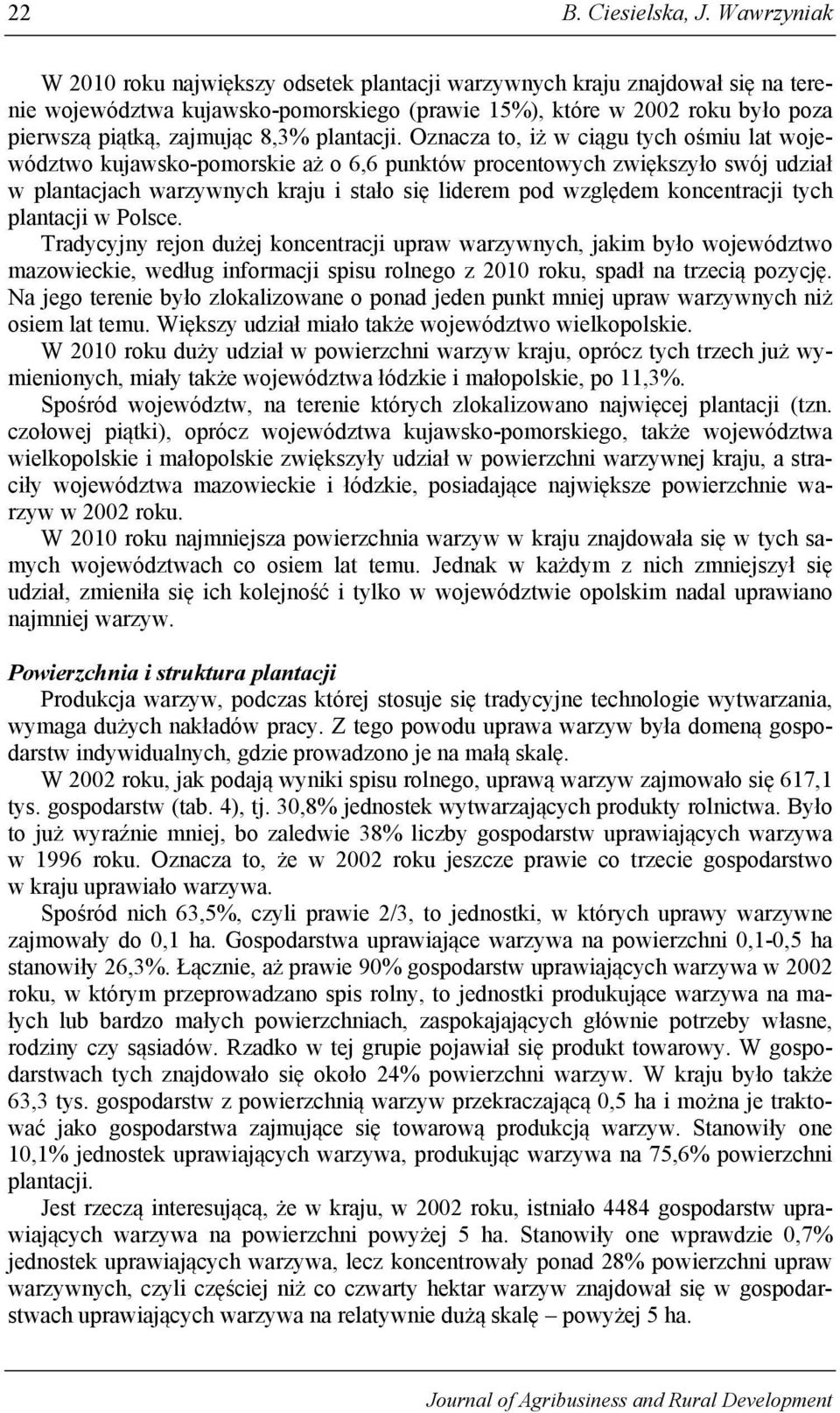 plantacji.
