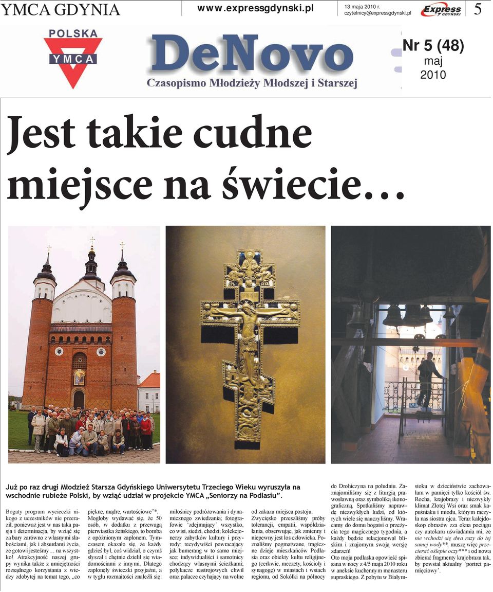 projekcie YMCA Seniorzy na Podlasiu.