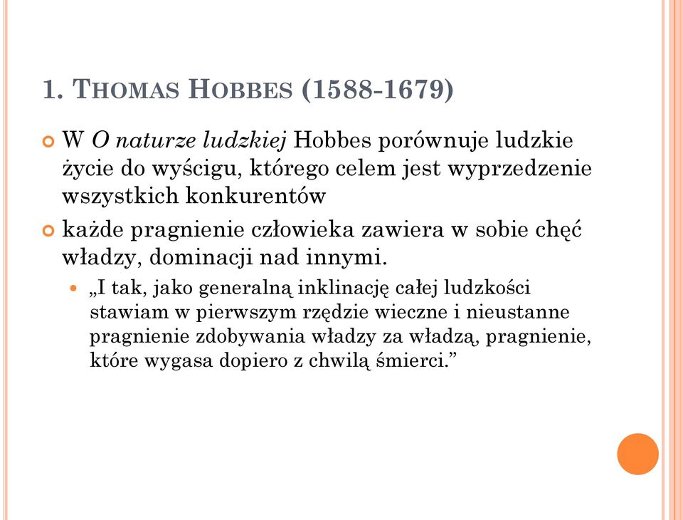 dominacji nad innymi.