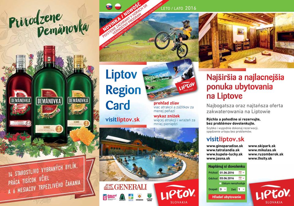 oraz najtańsza oferta zakwaterowania na Liptowie Rýchlo a pohodlne si rezervujte, bez problémov dovolenkujte.