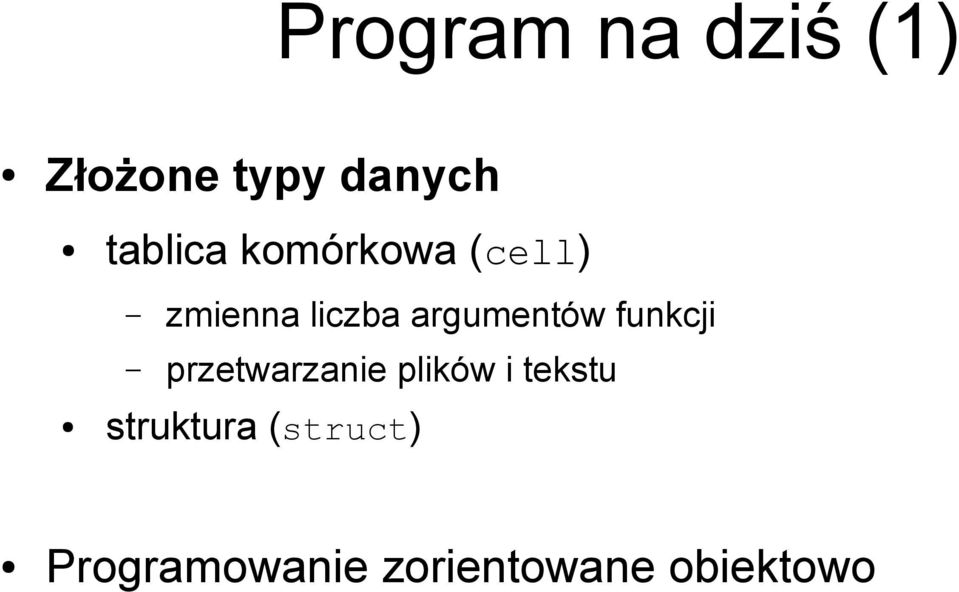argumentów funkcji przetwarzanie plików i