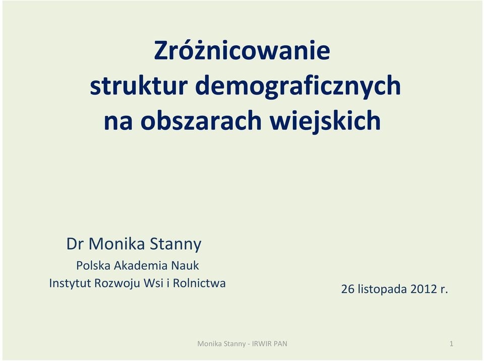 Stanny Polska Akademia Nauk Instytut
