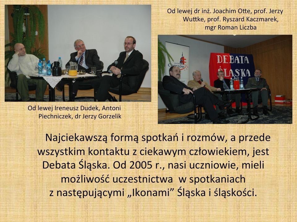 Gorzelik Najciekawszą formą spotkań i rozmów, a przede wszystkim kontaktu z ciekawym