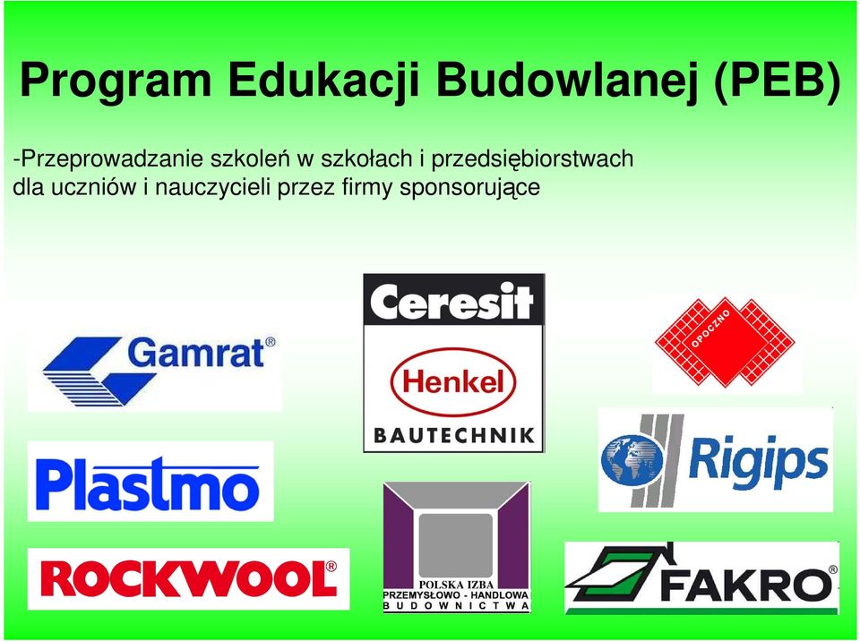 i przedsiębiorstwach dla uczniów i