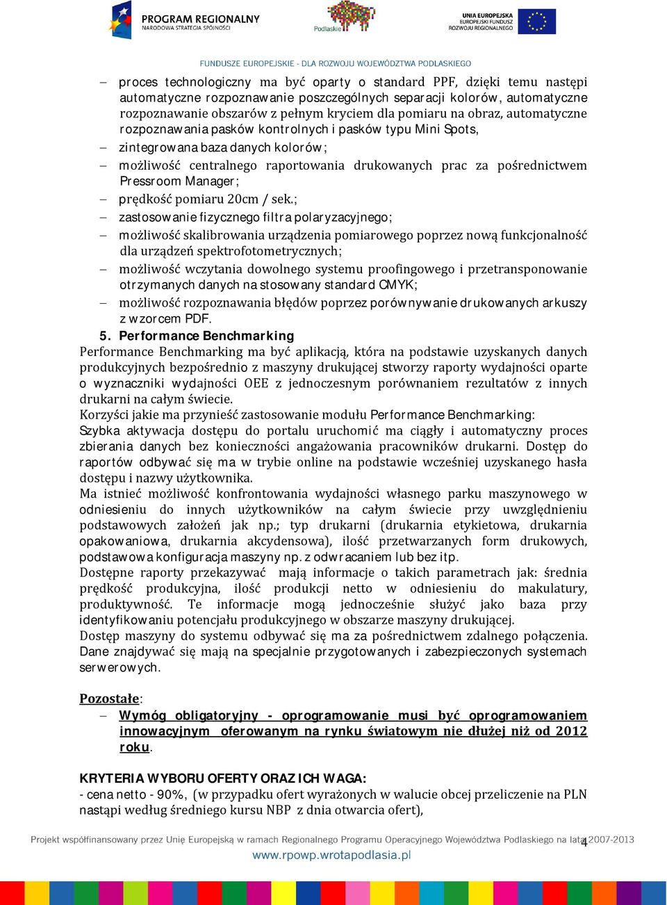 Manager; prędkość pomiaru 20cm / sek.