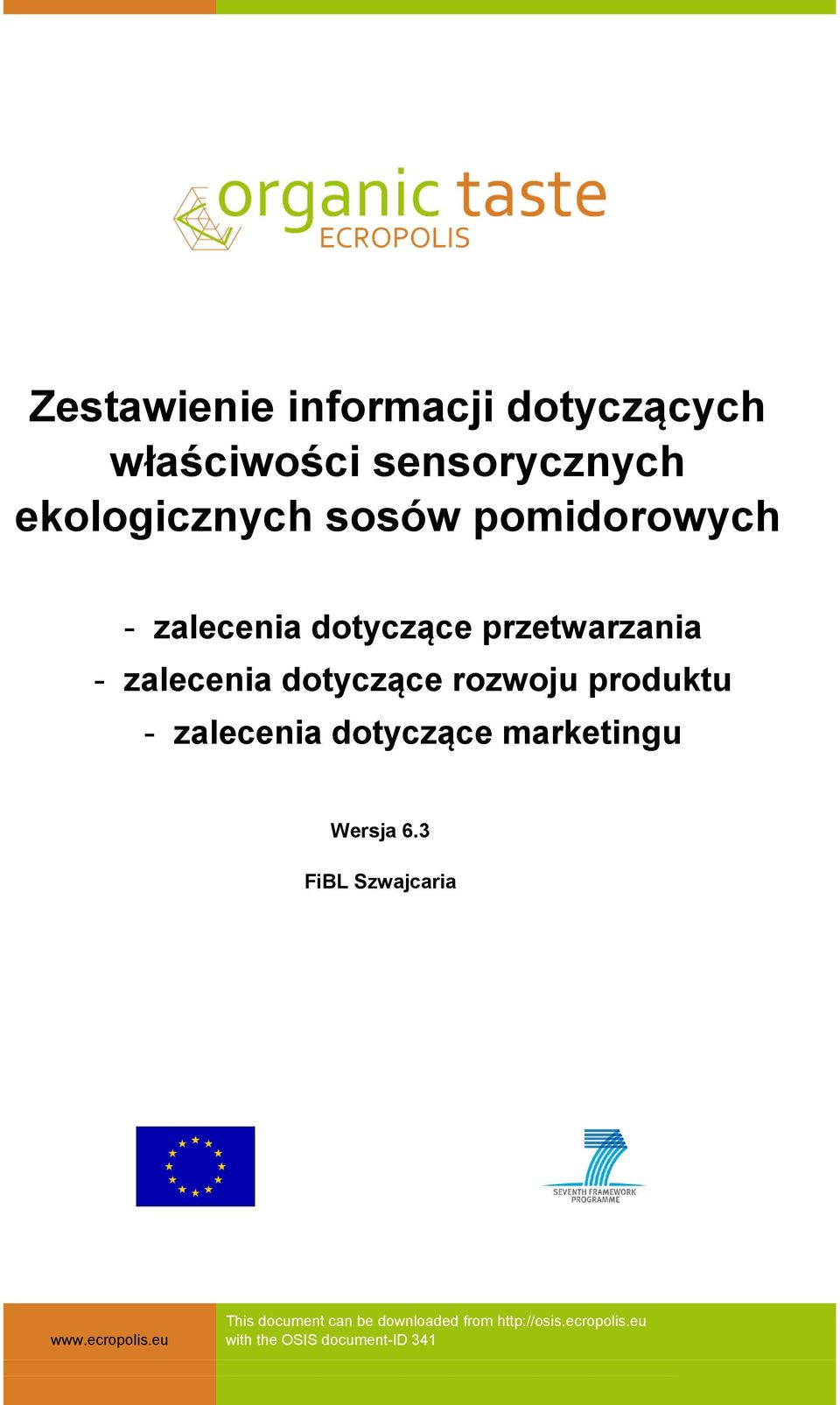 rozwoju produktu - zalecenia dotyczące marketingu Wersja 6.