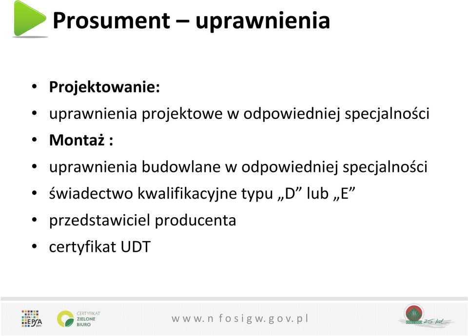 uprawnienia budowlane w odpowiedniej specjalności