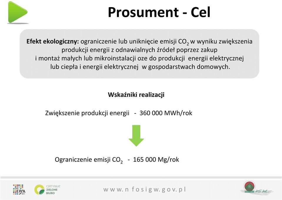 produkcji energii elektrycznej lub ciepła i energii elektrycznej w gospodarstwach domowych.