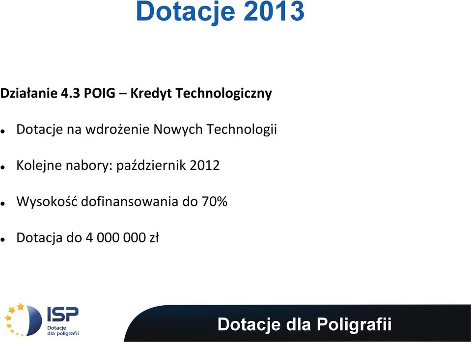 wdrożenie Nowych Technologii Kolejne nabory:
