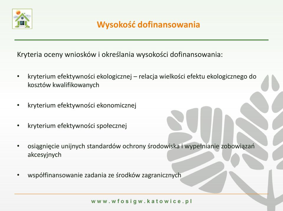 kryterium efektywności ekonomicznej kryterium efektywności społecznej osiągnięcie unijnych