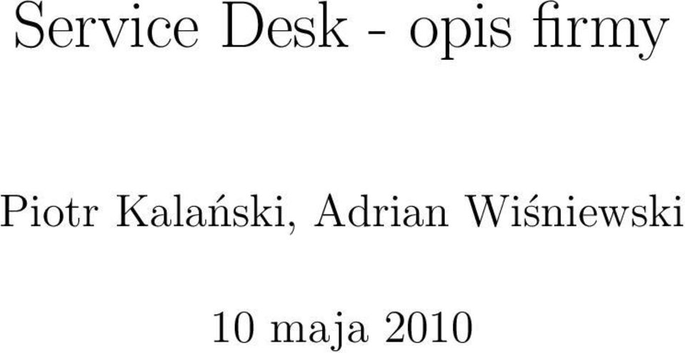 Kalański, Adrian