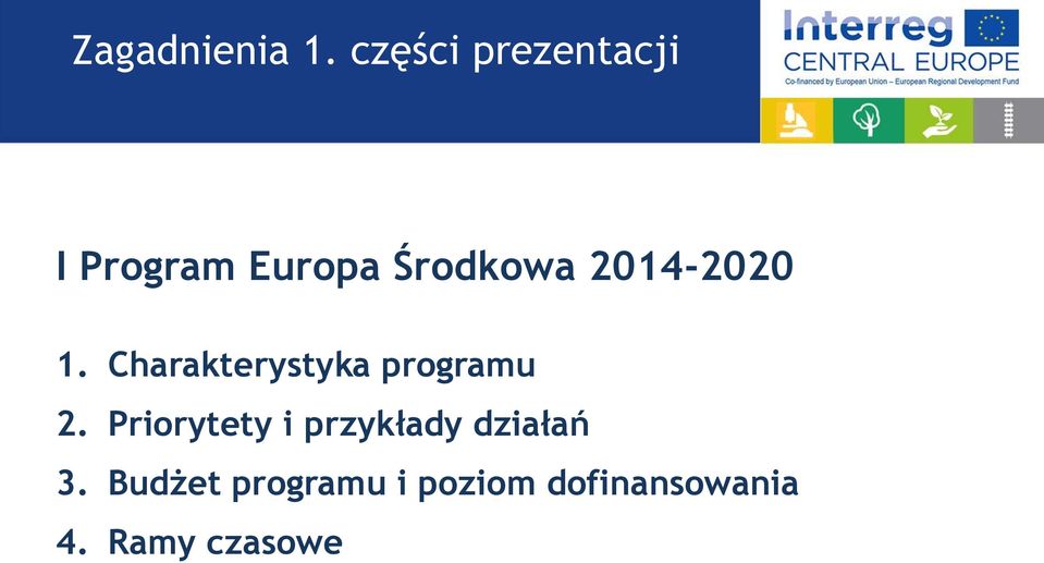 2014-2020 1. Charakterystyka programu 2.