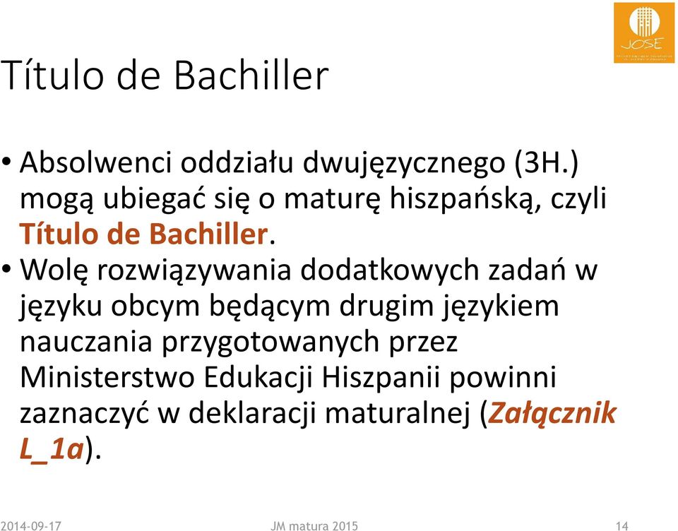 Wolę rozwiązywania dodatkowych zadań w języku obcym będącym drugim językiem nauczania