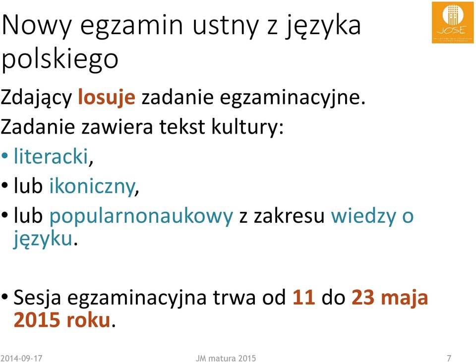 Zadanie zawiera tekst kultury: literacki, lub ikoniczny, lub