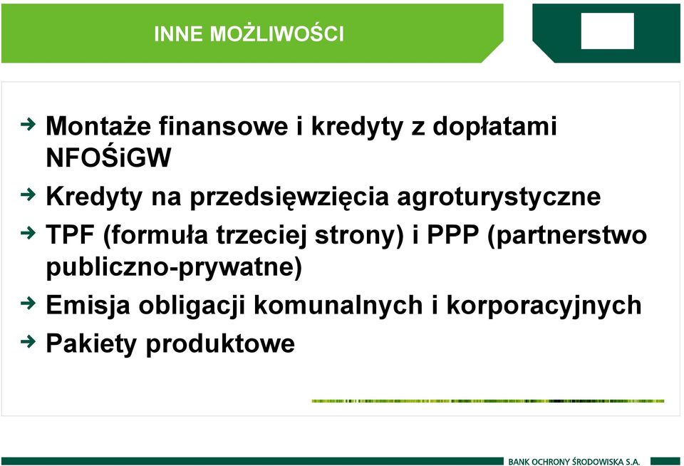 (formuła trzeciej strony) i PPP (partnerstwo