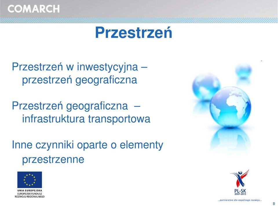 geograficzna infrastruktura