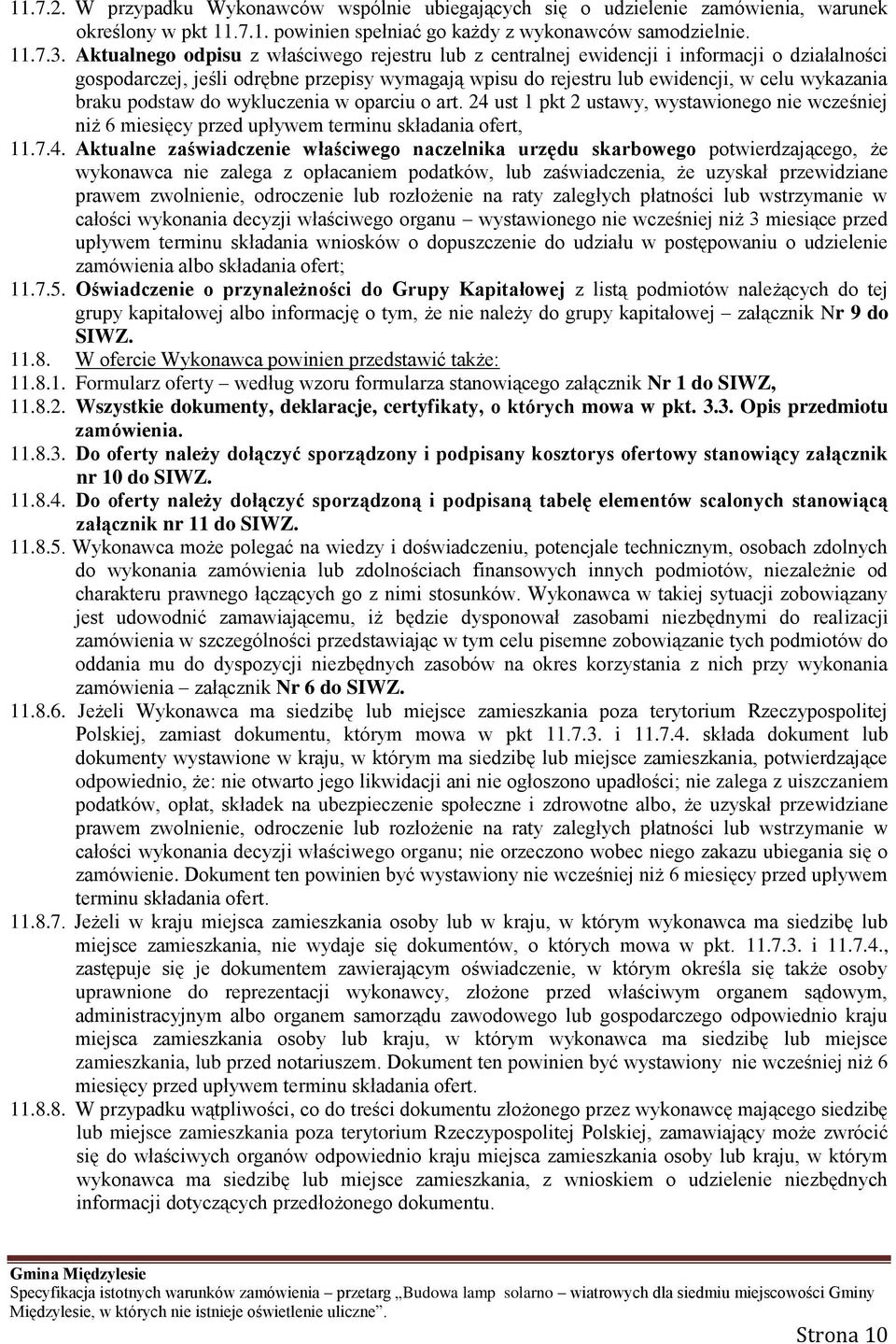 podstaw do wykluczenia w oparciu o art. 24 