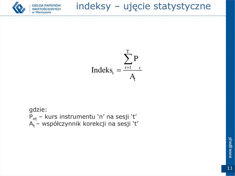 nt kurs instrumentu n na sesji t