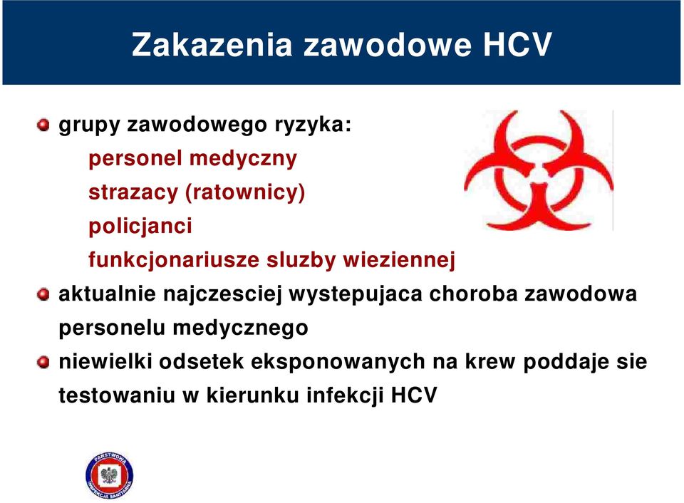 aktualnie najczesciej wystepujaca choroba zawodowa personelu medycznego