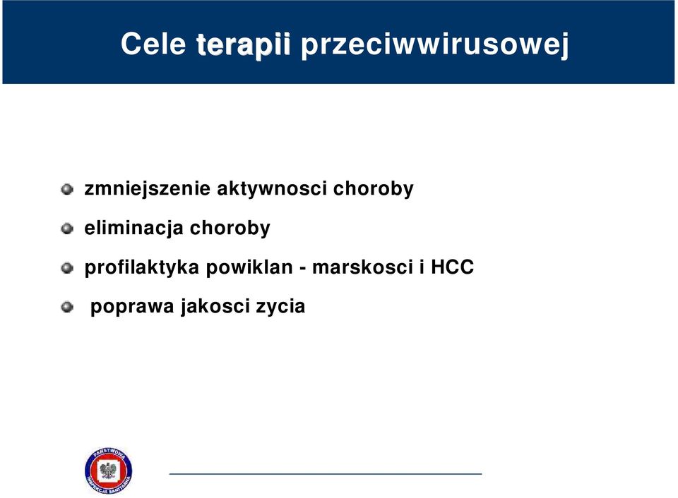 eliminacja choroby profilaktyka