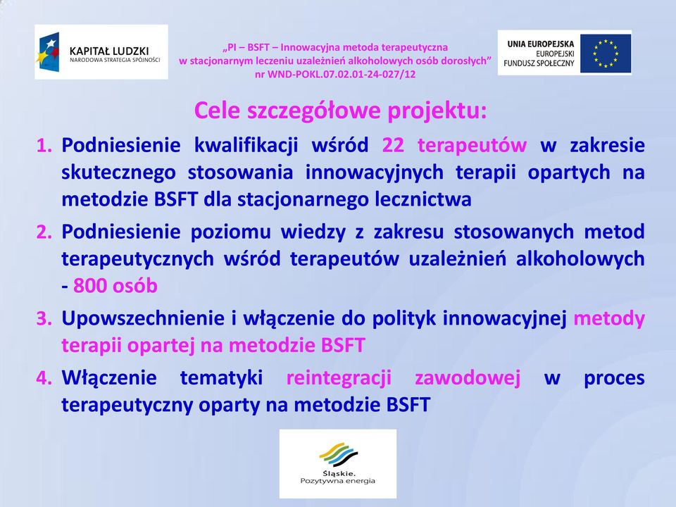 BSFT dla stacjonarnego lecznictwa 2.