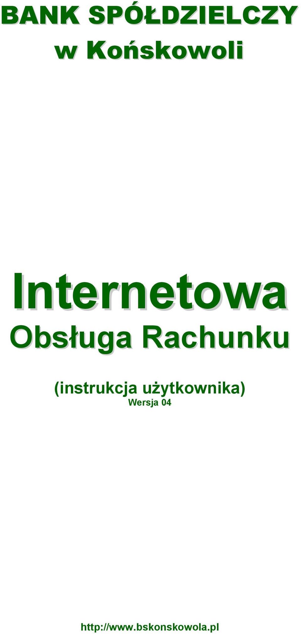 (instrukcja użytkownika)