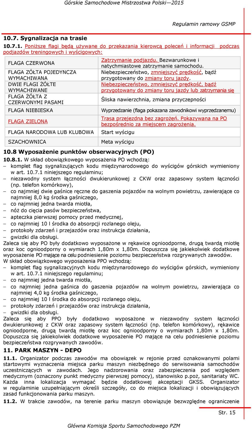 .7. Sygnalizacja na trasie 10