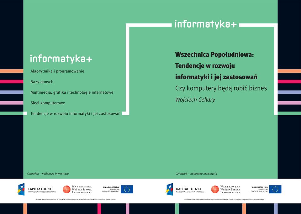 informatyki i jej zastosowań