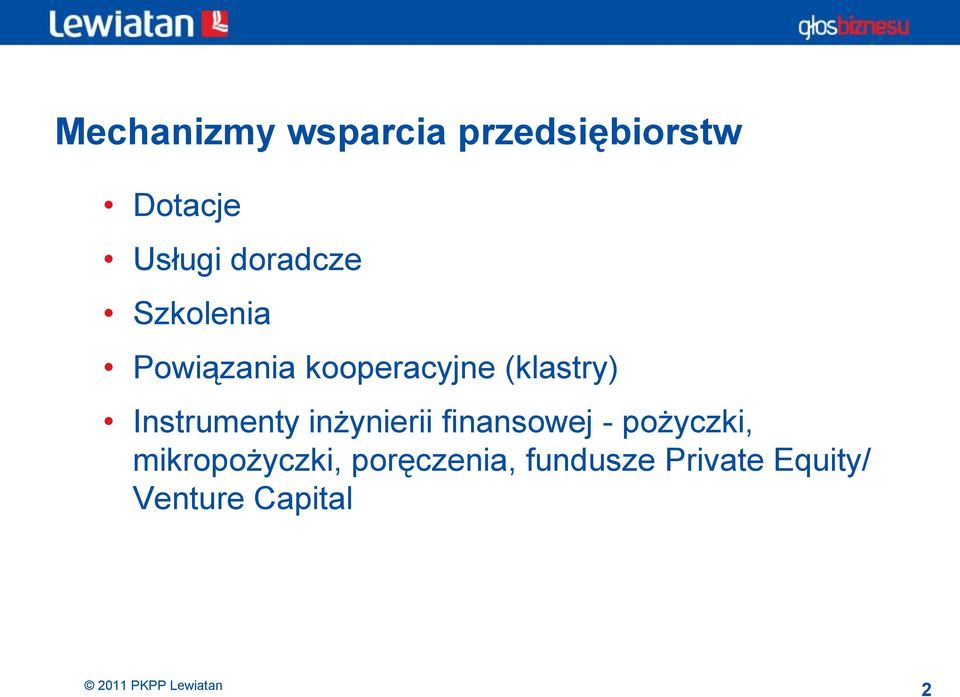 Instrumenty inżynierii finansowej - pożyczki,