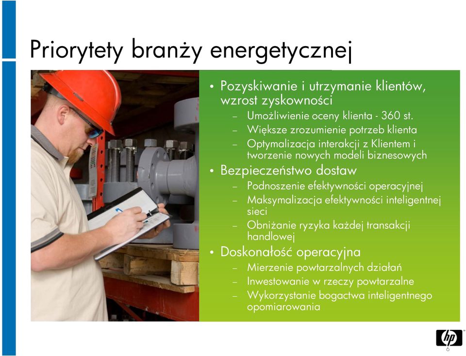 Podnoszenie efektywności operacyjnej Maksymalizacja efektywności inteligentnej sieci Obniżanie ryzyka każdej transakcji handlowej