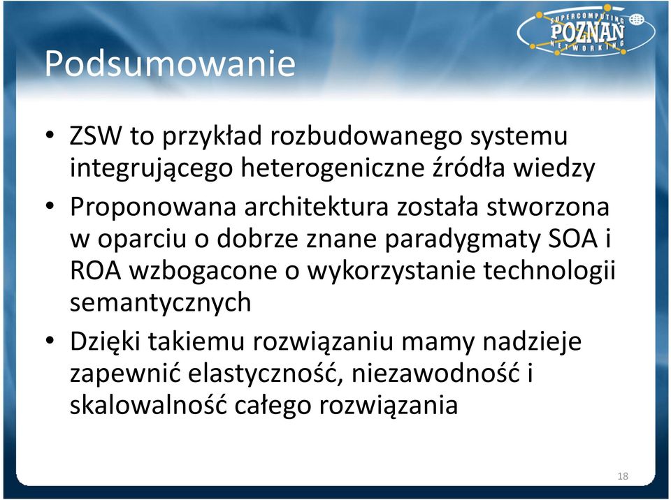 SOA i ROA wzbogacone o wykorzystanie technologii semantycznych Dzięki takiemu