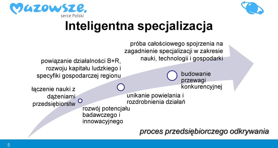 zagadnienie specjalizacji w zakresie nauki, technologii i gospodarki unikanie powielania i rozdrobnienia