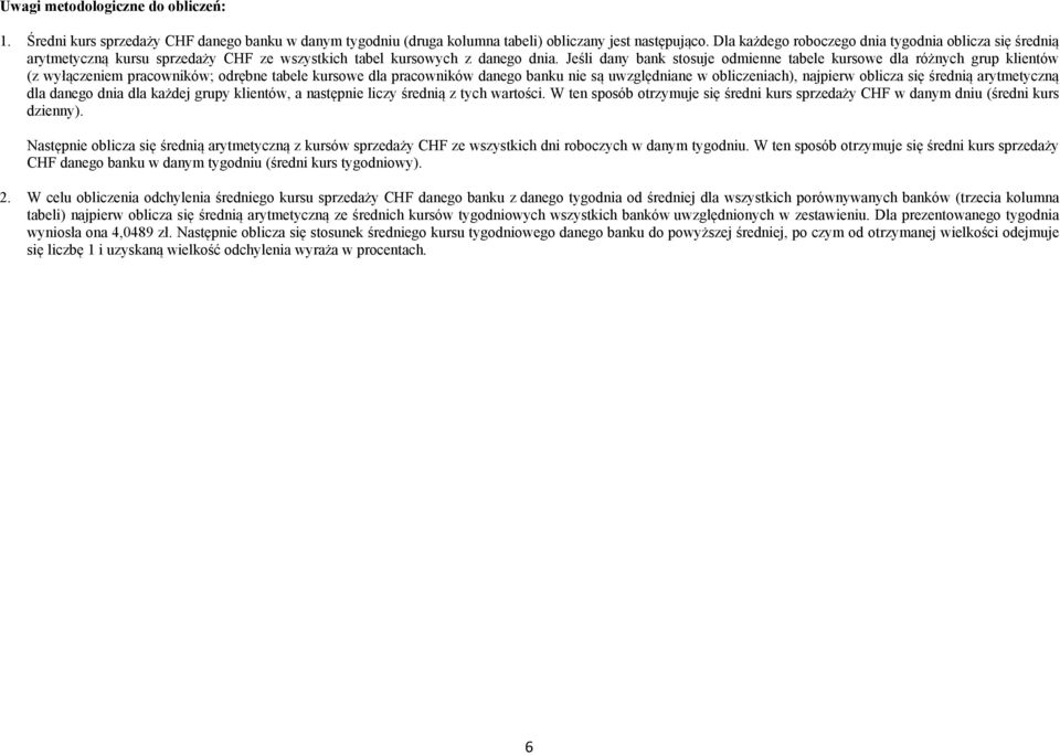 średnią arytmetyczną dla danego d dla każdej grupy klientów, a następnie liczy średnią z tych. W ten sposób otrzymuje się średni dniu (średni dzienny).