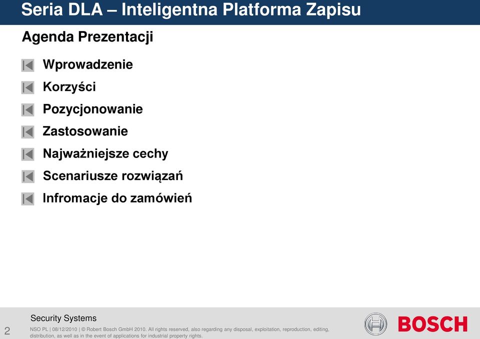 NSO PL 08/12/2010 Robert Bosch GmbH 2010.