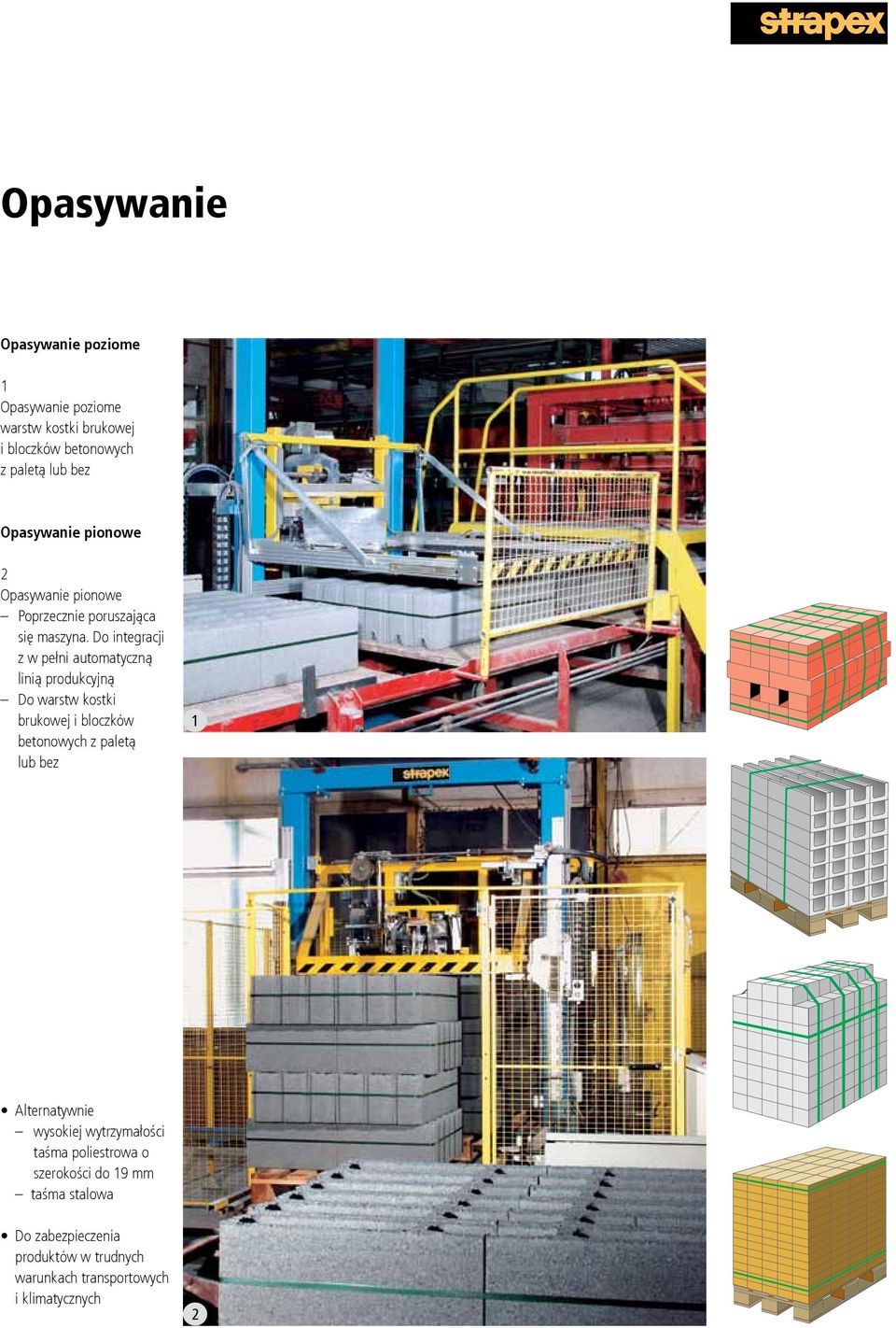 Do integracji z w pełni automatyczną linią produkcyjną Do warstw kostki brukowej i bloczków betonowych z