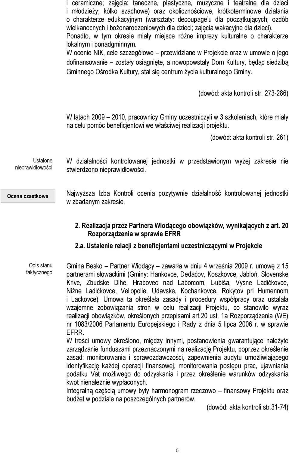 Ponadto, w tym okresie miały miejsce różne imprezy kulturalne o charakterze lokalnym i ponadgminnym.