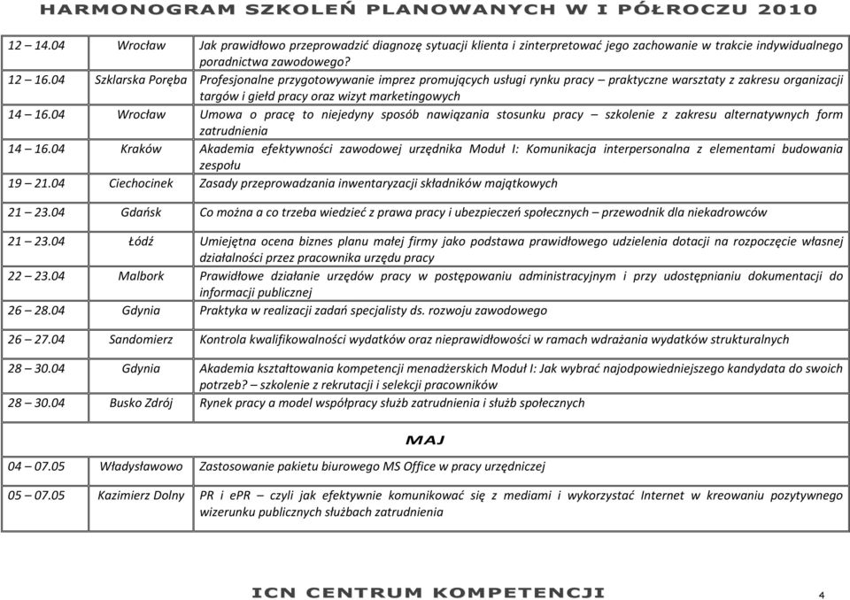 04 Wrocław Umowa o pracę to niejedyny sposób nawiązania stosunku pracy szkolenie z zakresu alternatywnych form zatrudnienia 14 16.