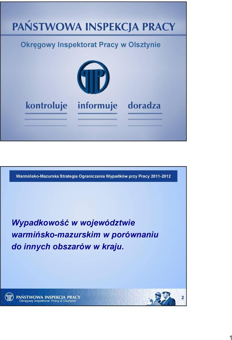 2011-2012 Wypadkowość w województwie