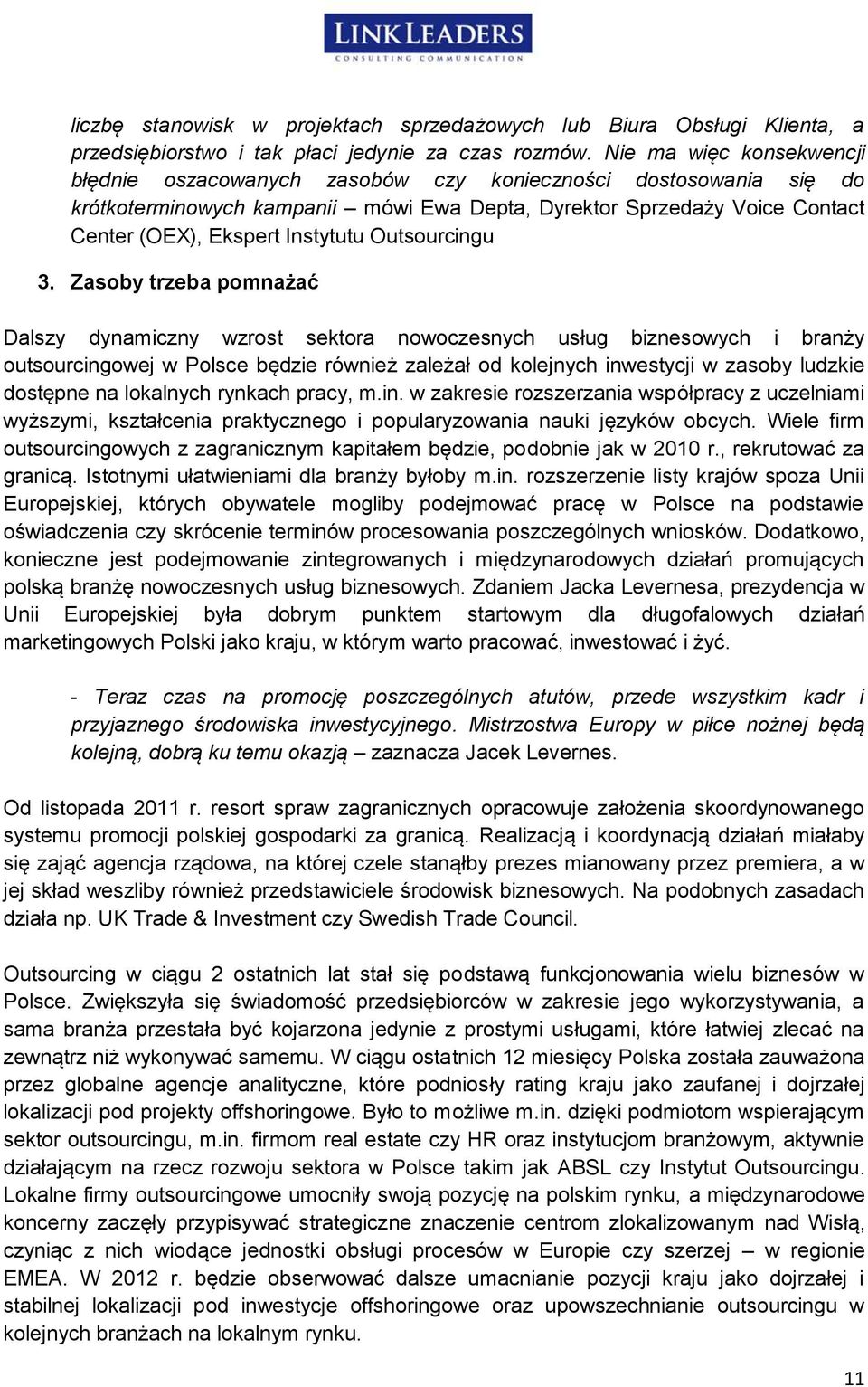 Outsourcingu 3.