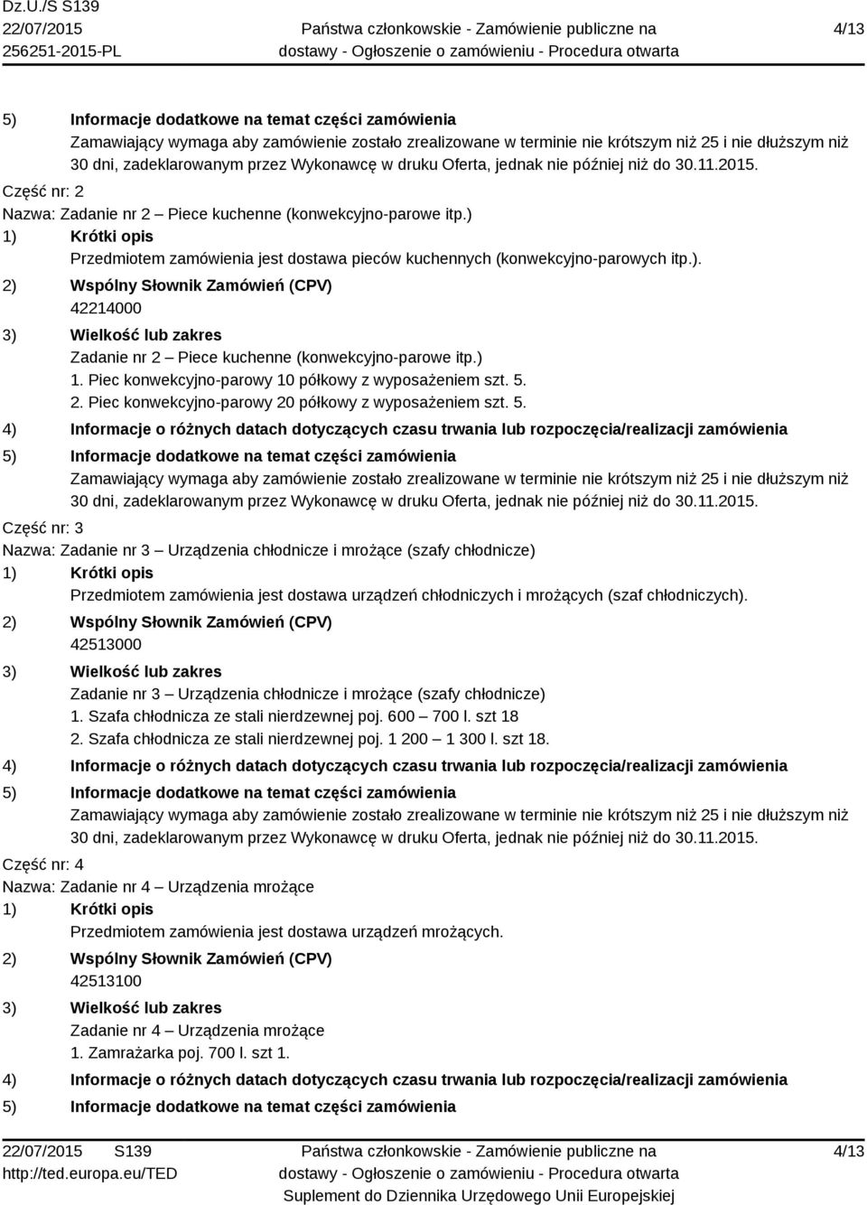 2. Piec konwekcyjno-parowy 20 półkowy z wyposażeniem szt. 5.