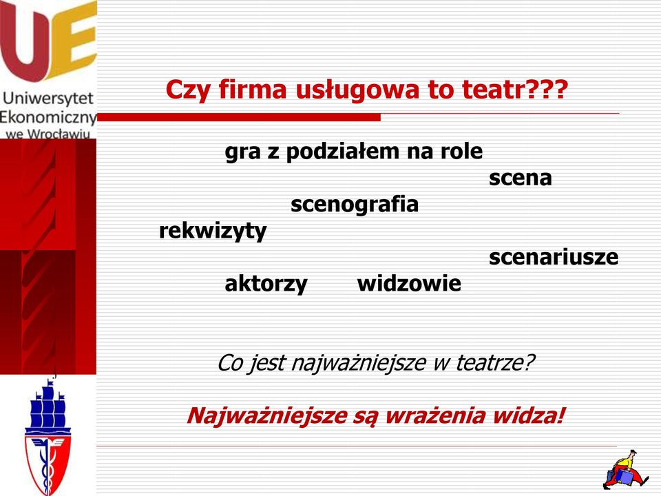 rekwizyty aktorzy widzowie scena scenariusze