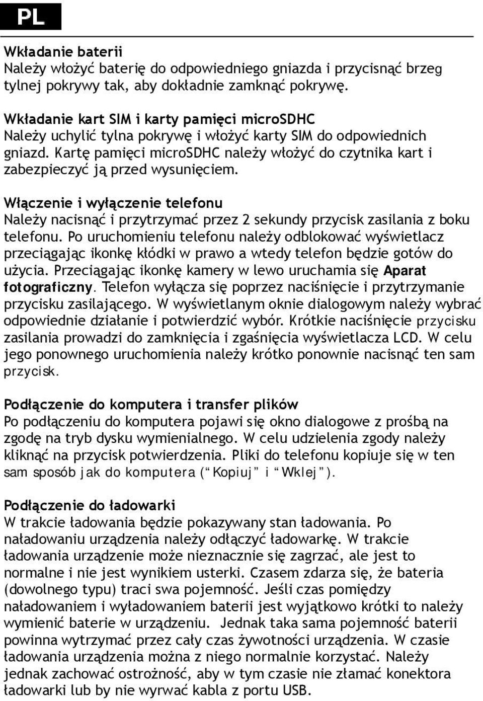 Kartę pamięci microsdhc należy włożyć do czytnika kart i zabezpieczyć ją przed wysunięciem.
