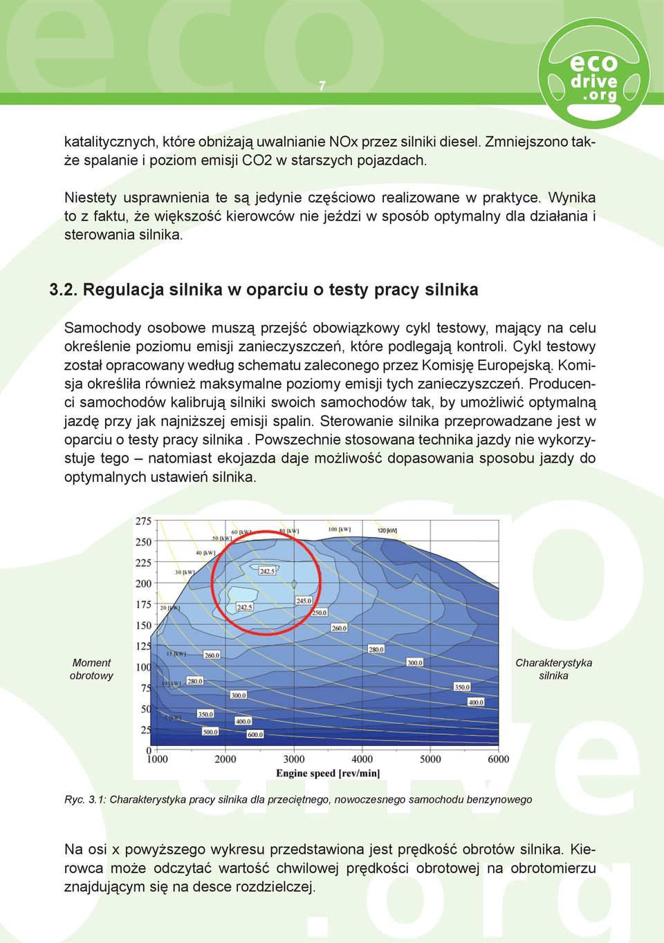 Regulacja silnika w oparciu o testy pracy silnika Samochody osobowe muszą przejść obowiązkowy cykl testowy, mający na celu określenie poziomu emisji zanieczyszczeń, które podlegają kontroli.