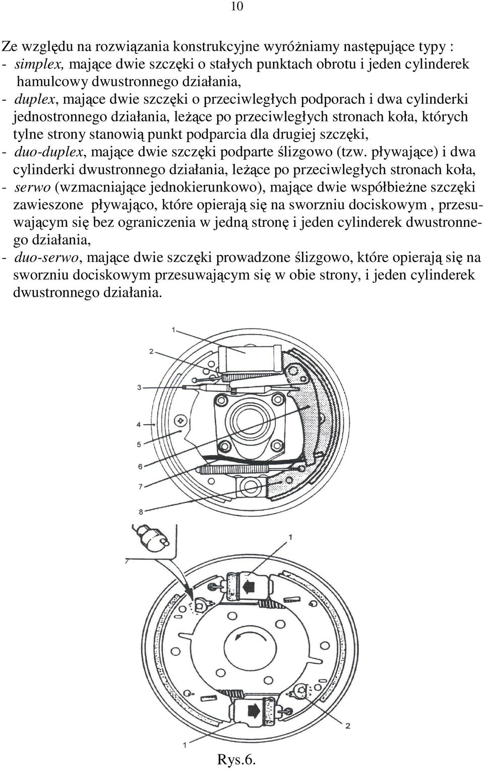 duo-duplex, mające dwie szczęki podparte ślizgowo (tzw.