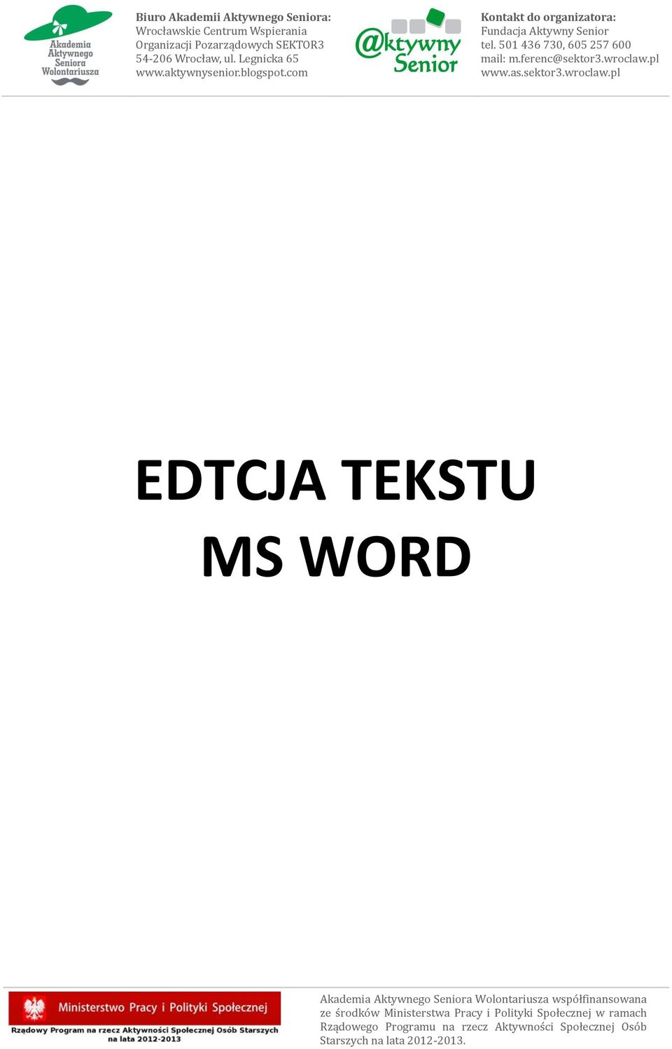 EDTCJA TEKSTU MS WORD - PDF Free Download