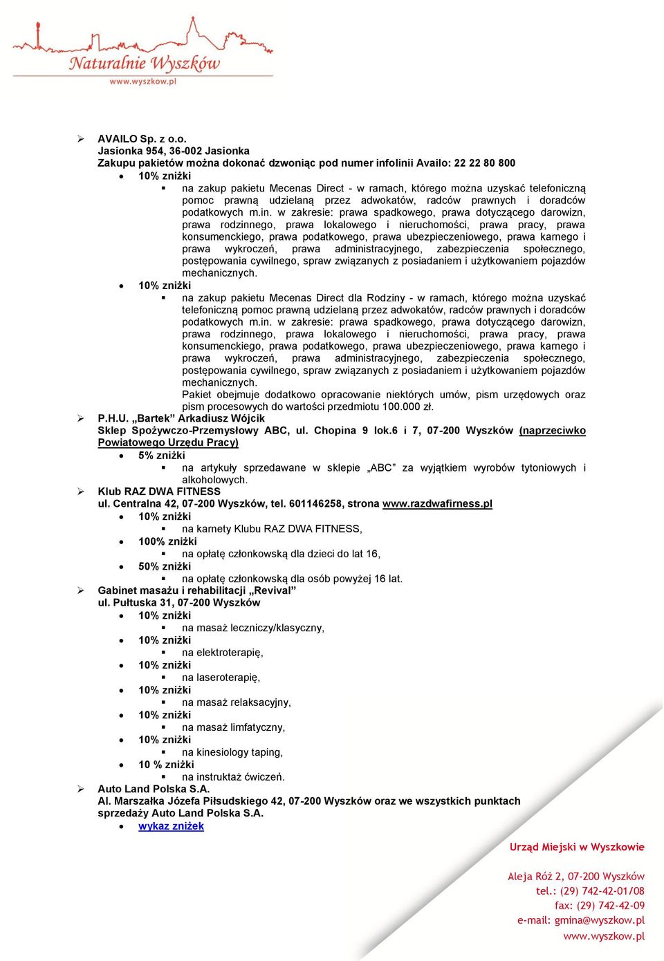 prawną udzielaną przez adwokatów, radców prawnych i doradców podatkowych m.in.