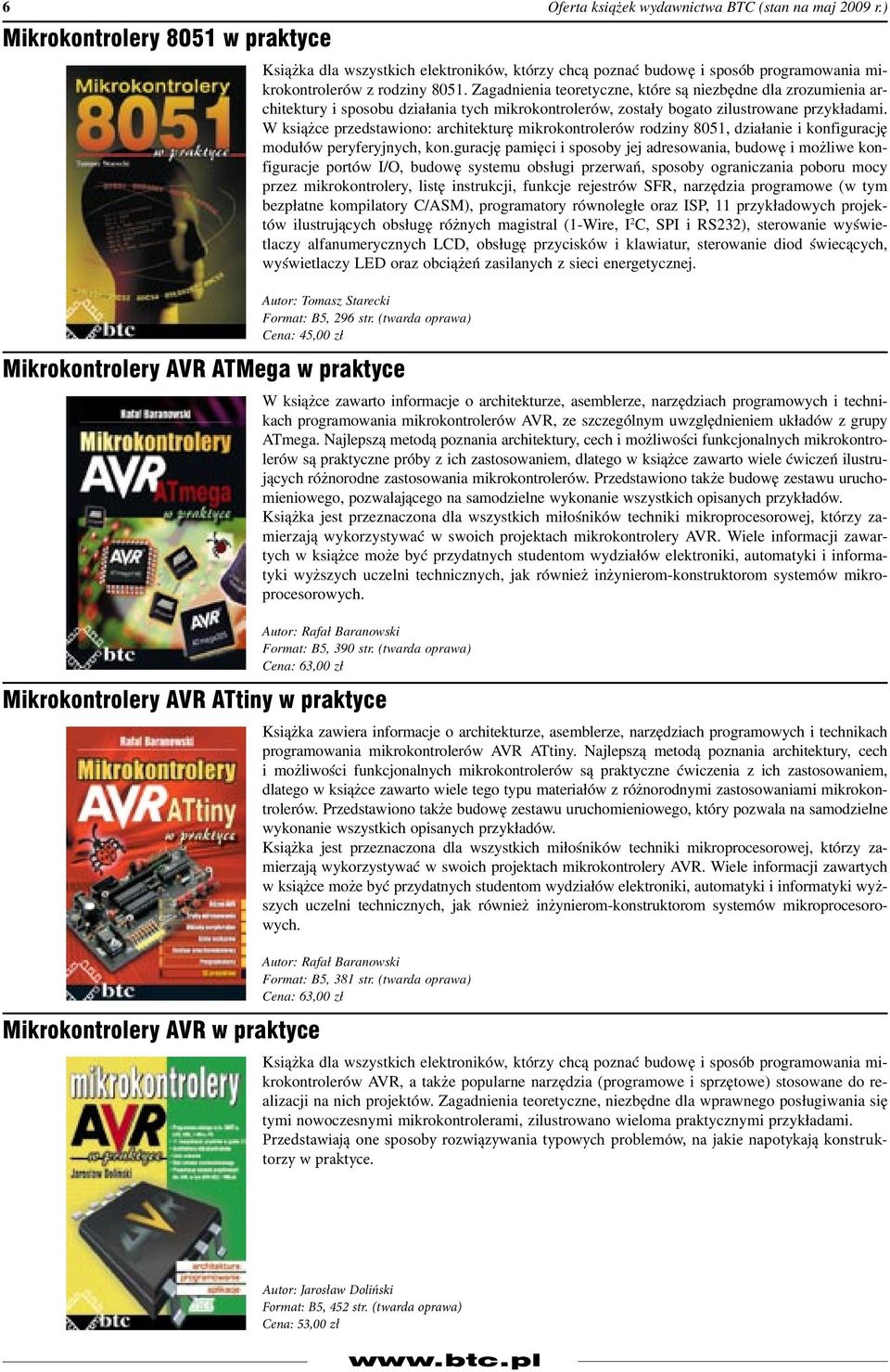 programowania mikrokontrolerów AVR, ze szczególnym uwzględnieniem układów z grupy ATmega.